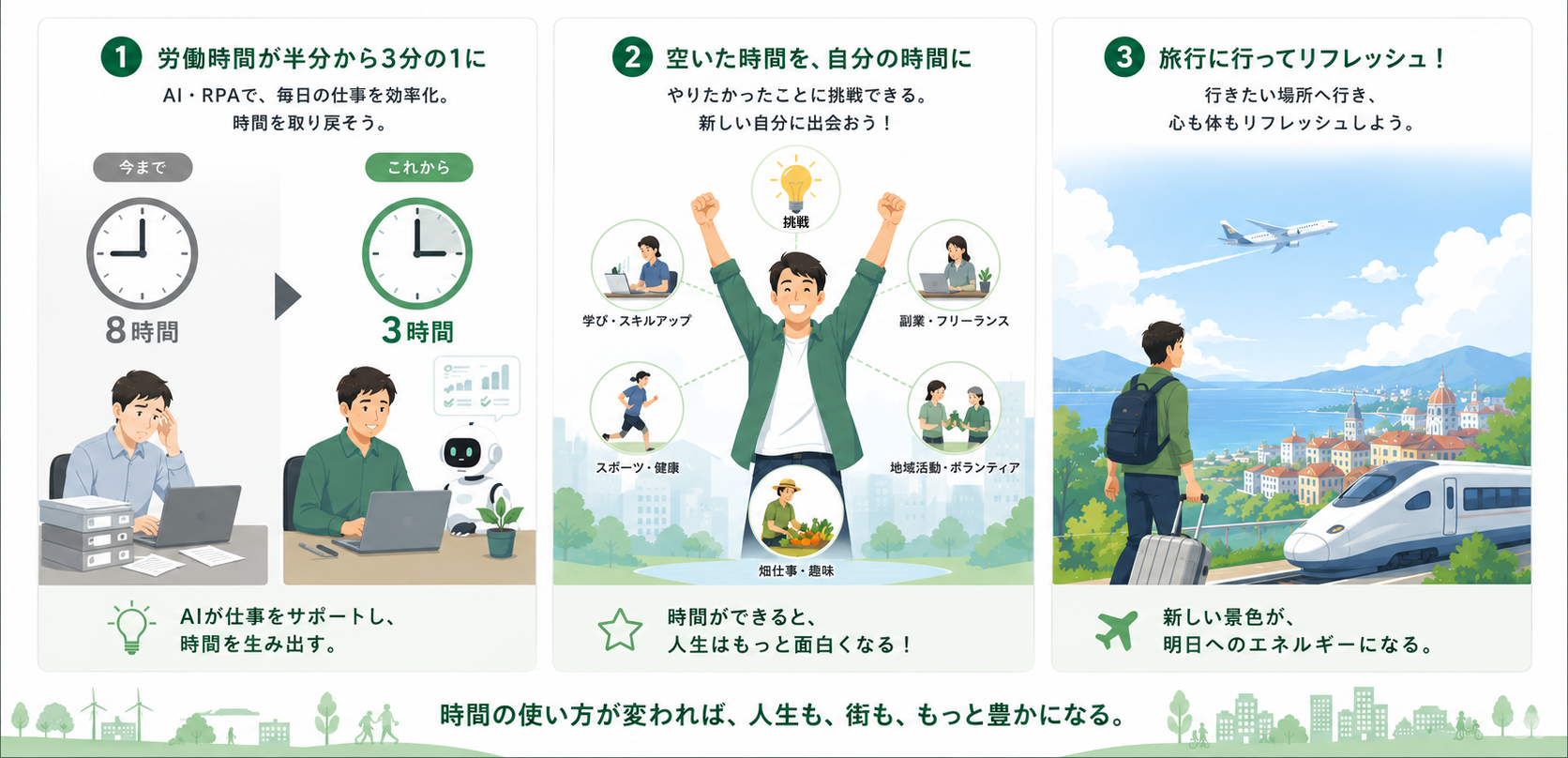 地方でも豊かなライフスタイル